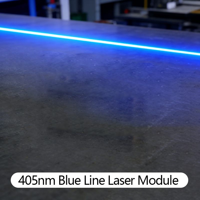 Industrial Blue Laser - D12X45mm 초점 조절 가능 405nm 블루