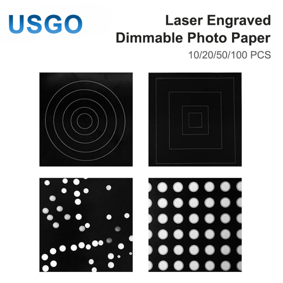 Laser Engraving Software - 레이저 스폿 직경 조정 테스트 인화지