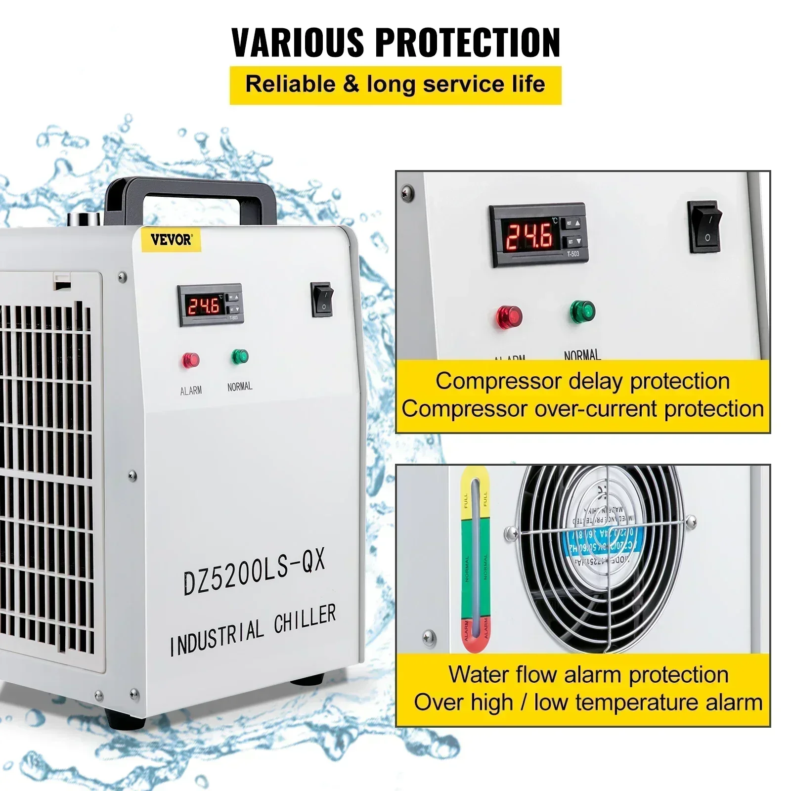 산업용 냉각수 냉각기 SIHAO CW3000, CW50 - Industrial Laser Systems 리뷰 및 가격