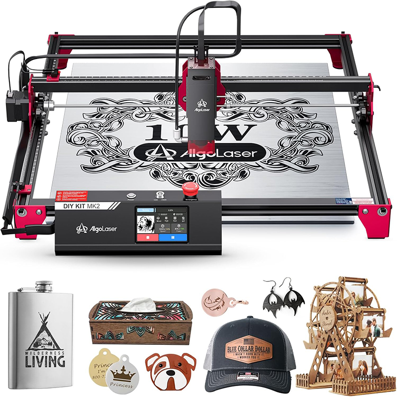 알골레이저 DIY 테이블 40*43cm CNC 레이저  - Industrial Laser Engraver For Metal 리뷰 및 가격