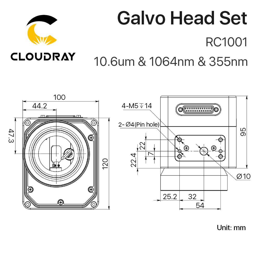 Cloudray 파이버 레이저 스캐닝 갈보 헤드 세트, - Galvo Scan Head 리뷰 및 가격
